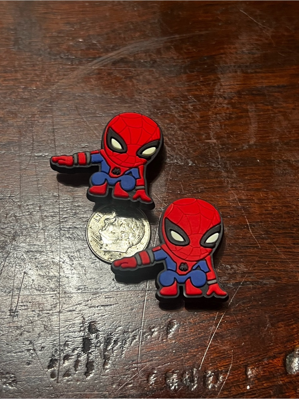 Marvel Spider-Man Red and Blue Shoe Charms Pack - 7 Pieces - Picture 4 of 6